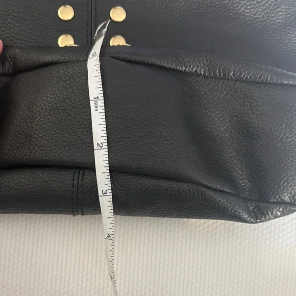 Minkette by Rebecca Minkoff Black Hobo Bag with Gold Accents